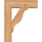 Ekena Millwork Funston Block Smooth Bracket w/ Offset Brace, Western Red Cedar, 5 1/2"W x 16"D x 20"H BKT0604X16X20FST05SWR - alternate 4